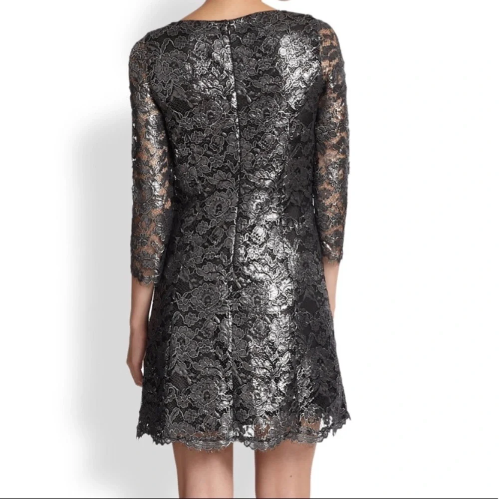 Shoshanna Black Lace Cocktail Dress Size 4